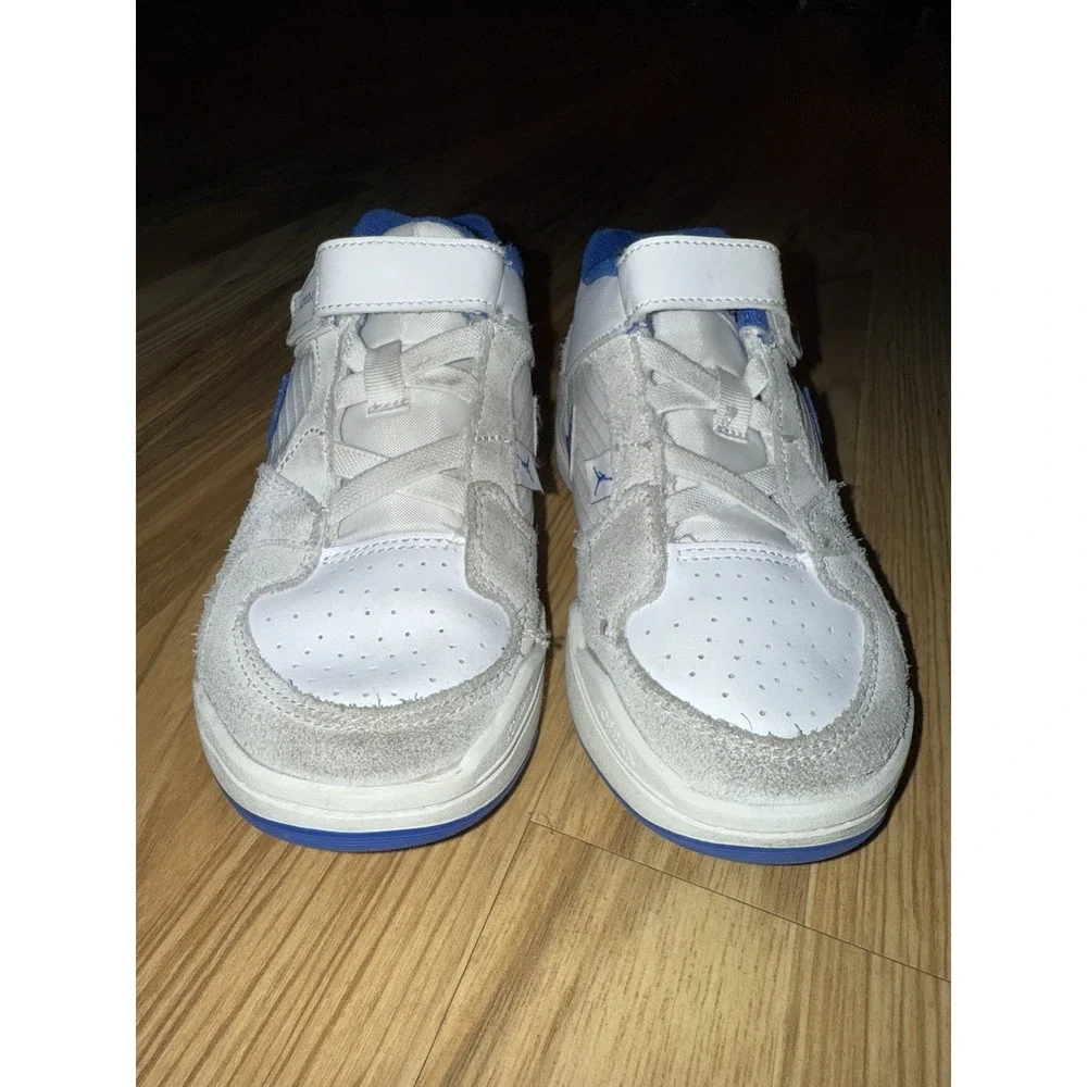 Nike Jordan Stadium 90 TD Boys‎ 1Y White Game Royal Casual Shoe DX4396-104